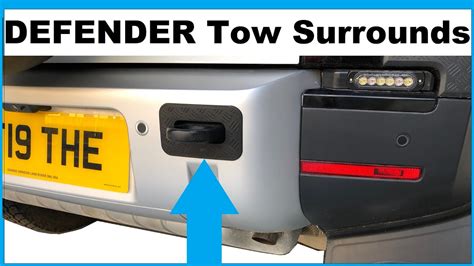 Land Rover Defender Rear Bumper Tow Hoops Surround Options YouTube