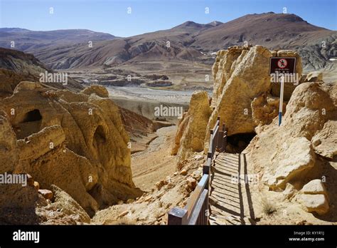 Khyunglung Caves In The Garuda Valley Tibet Stock Photo Alamy