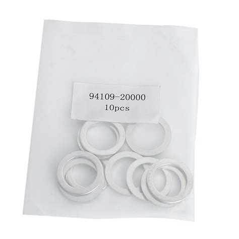 10 X Engine Oil Drain Plug Washer Gaskets For Honda Accord Civic CRX