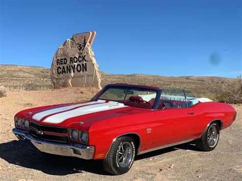 1970 Chevrolet Chevelle Malibu Convertible Convertible Red RWD ...