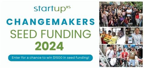 Startupxs Changemakers Seed Funding Contest 2024 1500 Seed Funding