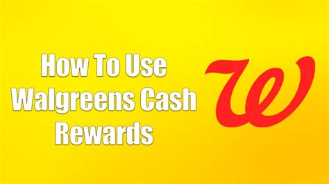 How To Use Walgreens Cash Rewards YouTube