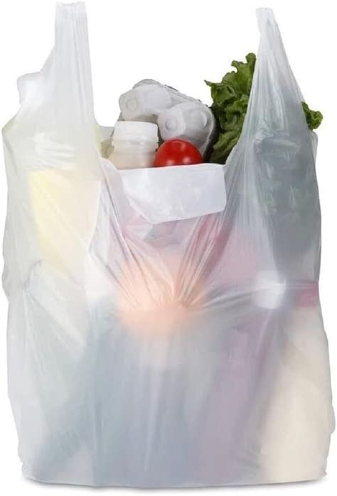 Heavy Duty Plastic Vest Carrier Bags Eco Friendly Recyclable