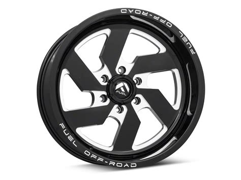 Fuel Wheels Bronco Triton Gloss Black Milled 6 Lug Wheel 20x10 19mm Offset D58120009846 22