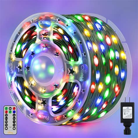 Ollny Christmas Lights Outdoor 393FT 1200 LED IP67 Waterproof