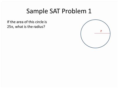 Sat Math Area And Circumference Of A Circle Hd Youtube