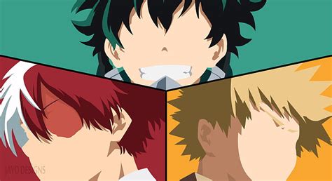 Hd Wallpaper Anime My Hero Academia Izuku Midoriya Katsuki Bakugou