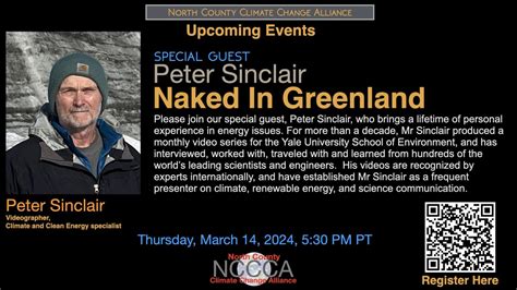 Naked In Greenland North County Climate Change Alliance