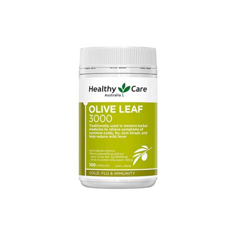 Healthy Care Olive Leaf Extract 3000mg 100 Capsules Shop And Dispatch