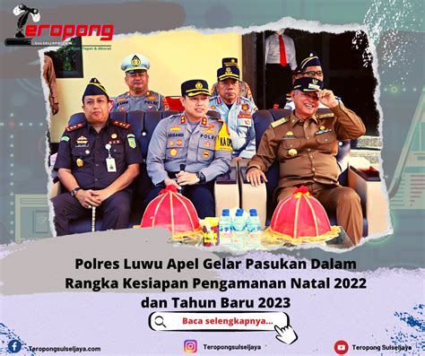 Polres Luwu Apel Gelar Pasukan Dalam Rangka Kesiapan Pengamanan Natal