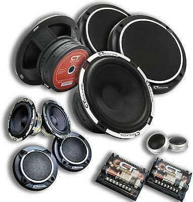 Ct Sound Inch Component Speaker Set Way Full Range Stereo