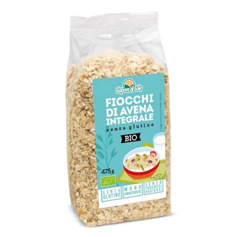 Fiocchi Di Avena Integrale Senza Glutine Bio G