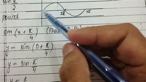 How To Find Phase Shift Amplitude And Period Of Trigonometric