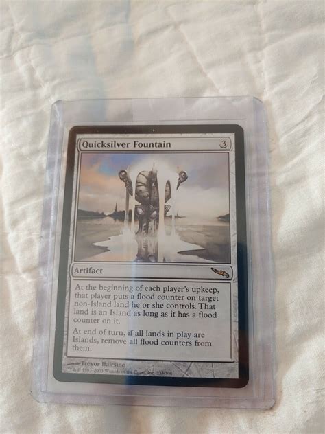 1x Quicksilver Fountain English Mtg Mirrodin Light Play Ebay