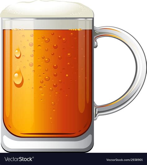 Beer Mug Royalty Free Vector Image Vectorstock Beer Mug Beer Mugs