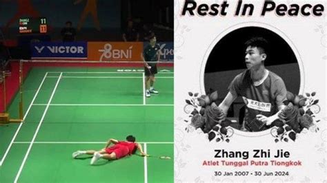 Zhang Zhi Jie Pebulutangkis China Meninggal Saat Tanding Di Yogya Tim