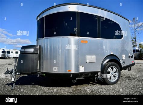 Airstream Basecamp Travel Trailer Stock Photo Alamy