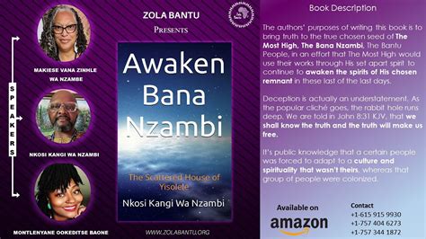 Zola Bantu Presents Awaken Bana Nzambi Youtube