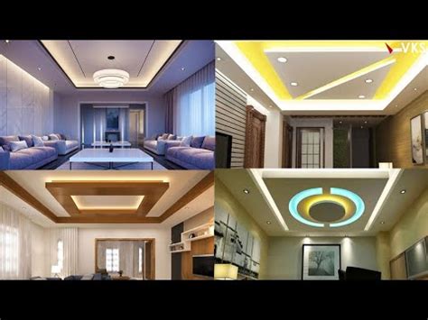 Latest False Ceiling Design For Living Room Pop Ceiling Bedroom Gypsum