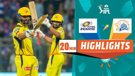 Watch MI Vs CSK Highlights HIN Video Online HD On JioCinema