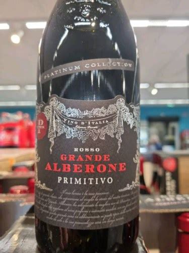 Grande Alberone Platinum Collection Primitivo Vivino Belgi