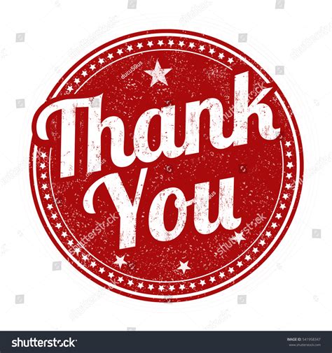 Thank You Grunge Rubber Stamp On Stock Vector Royalty Free