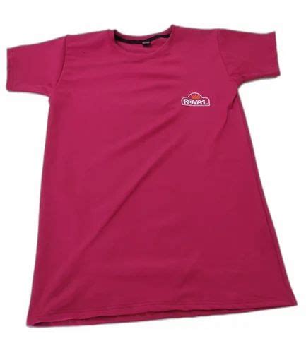 Plain Cotton Men Pink Round Neck T Shirt At Rs 80 In Surat ID