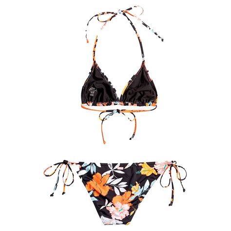 Roxy Bikini Printed Beach Classics Triangle Nero Dressinn