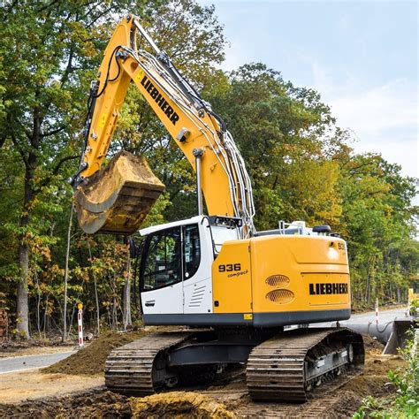 Pelleteuse Lourde R Liebherr Excavators Sur Chenilles Tier