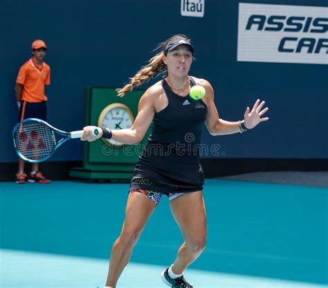 Professional Tennis Player Jessica Pegula Of Usa In Action During Miami