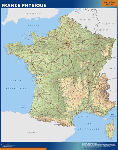 Wall Map Of Pontoise France Laminated Wall Maps Of The World | Images ...