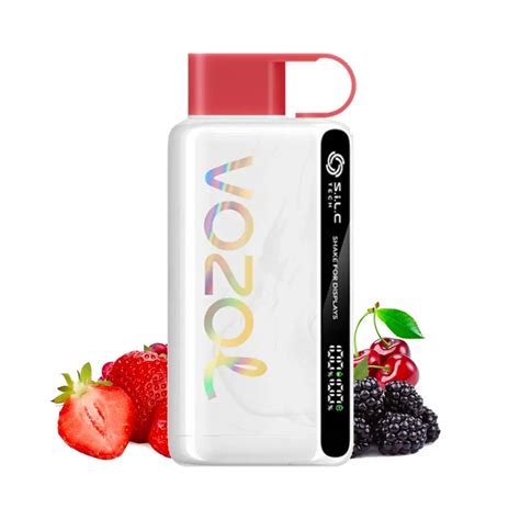 Vozol 12000 Puff Strawberry Raspberry Cherry Buhar Uzmanı