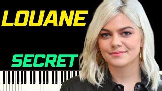 LOUANE SECRET PIANO TUTORIEL Accords Chordify