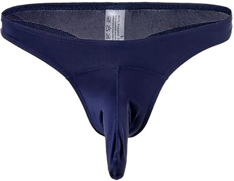 WONLINE Herren Bequeme Slips G String Sexy Low Rise Tanga Unterwäsche Männer Bikini Höschen