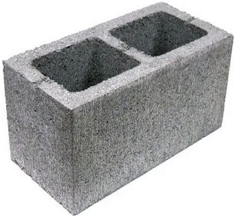 Rectangular Inch Concrete Hollow Block Size L X H X B Inches