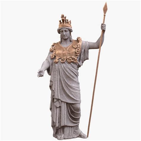 3D Athena Statue v2 - TurboSquid 2031855