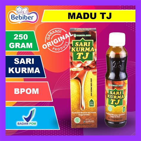 Jual Sari Kurma Tj 250gr Untuk Staminatubuh Madu Tj Arab Kurma