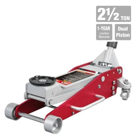 Torin T84025B 2 1 2 Ton Capacity Aluminum And Steel Racing Jack