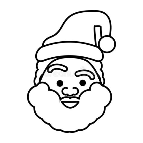 Santa Claus Christmas Character Icon Stock Vector Illustration Of