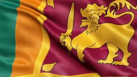 Sri Lanka Flag Videos Royalty Free Stock Sri Lanka Flag Footage