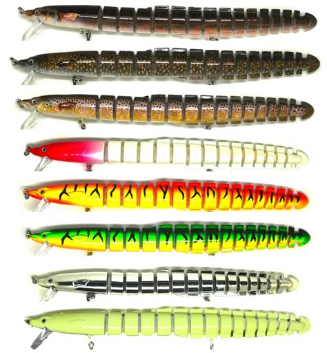 Cm Bass Pike Striper Fishing Bait Swimbait Lure Life Like Eel Loach