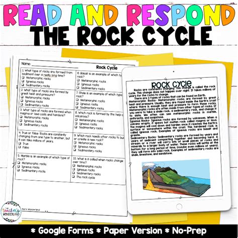 Engaging Rock Cycle Activities For The Classroom A Teachers Wonderland