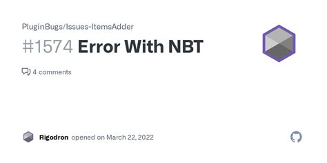 Error With Nbt Issue Pluginbugs Issues Itemsadder Github