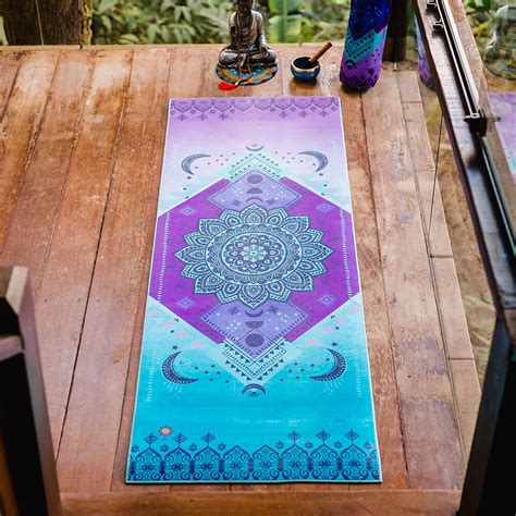 Tapete De Yoga Mat Aveludado Fases Da Lua Medita Shop