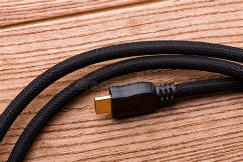 Hdmi Cable Close Up Hdmi Connector Hdmi Plug Stock Image Image Of