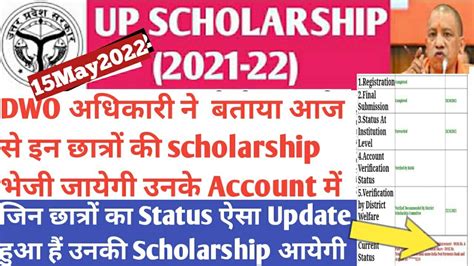 Up Scholarship News Today Up Scholarship Latest News Today