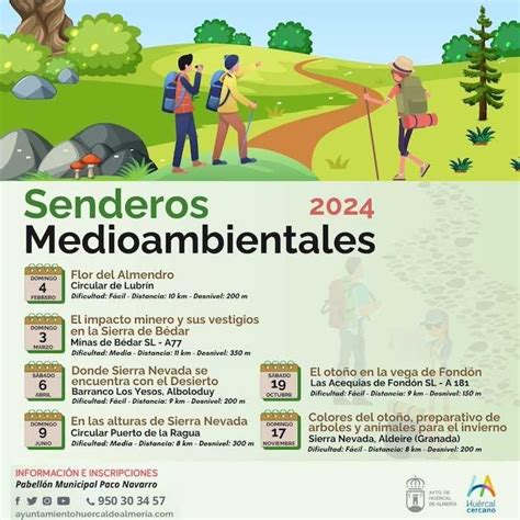 El programa de Senderos Medioambientales de Huércal de Almería regresa