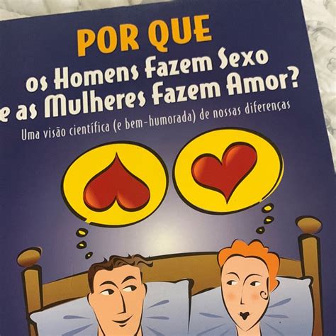 Livro Por Que Os Homens Fazem Sexo E As Mulheres Fazem Amor De Allan