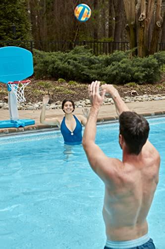 Wahu In Pool Sports Game Pack With Basketball And Hoop Volleyball