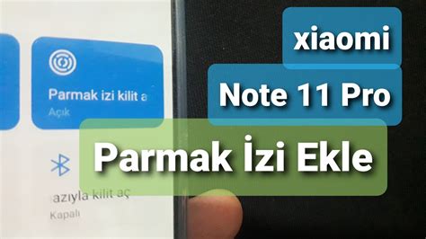 Xiaomi Parmak Izi Ekleme Xiaomi Note Pro Parmak Izi Ekleme Youtube